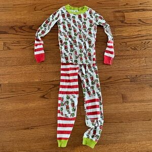 Hanna Andersson Grinch Pajama Set, size 6-7